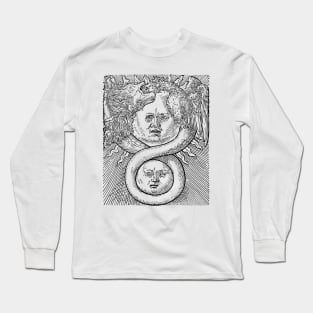 Azoth - Sun and Moon, Basil Valentine, Alchemy Long Sleeve T-Shirt